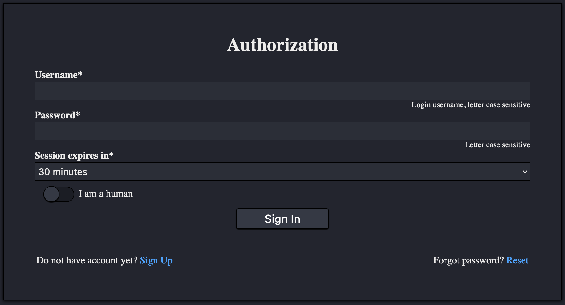 Login DarkMatter link